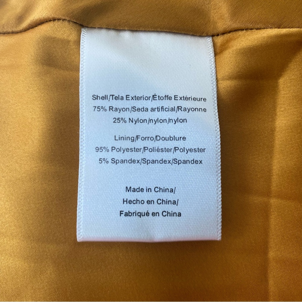 ModCloth Mustard Velvet A-Line Skirt - Picture 6 of 9